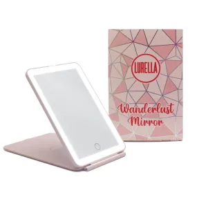 LED Mini Wanderlust Mirror in Light Pink