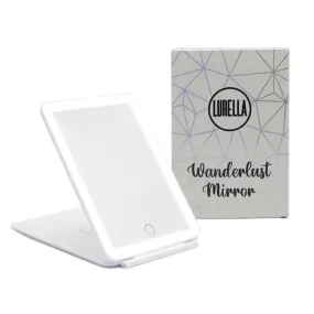LED Mini Wanderlust Mirror in White