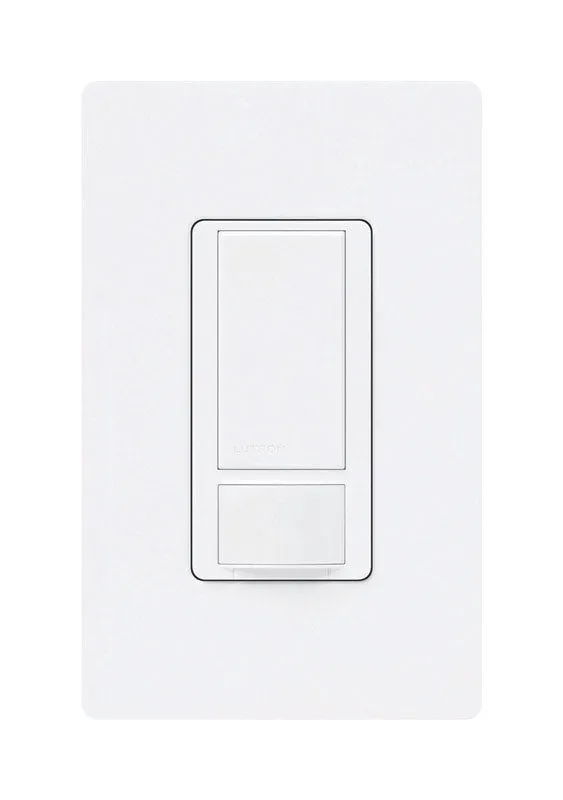 Lutron Maestro Occupancy 2 amps Single Pole Motion Sensor Switch White 1 pk