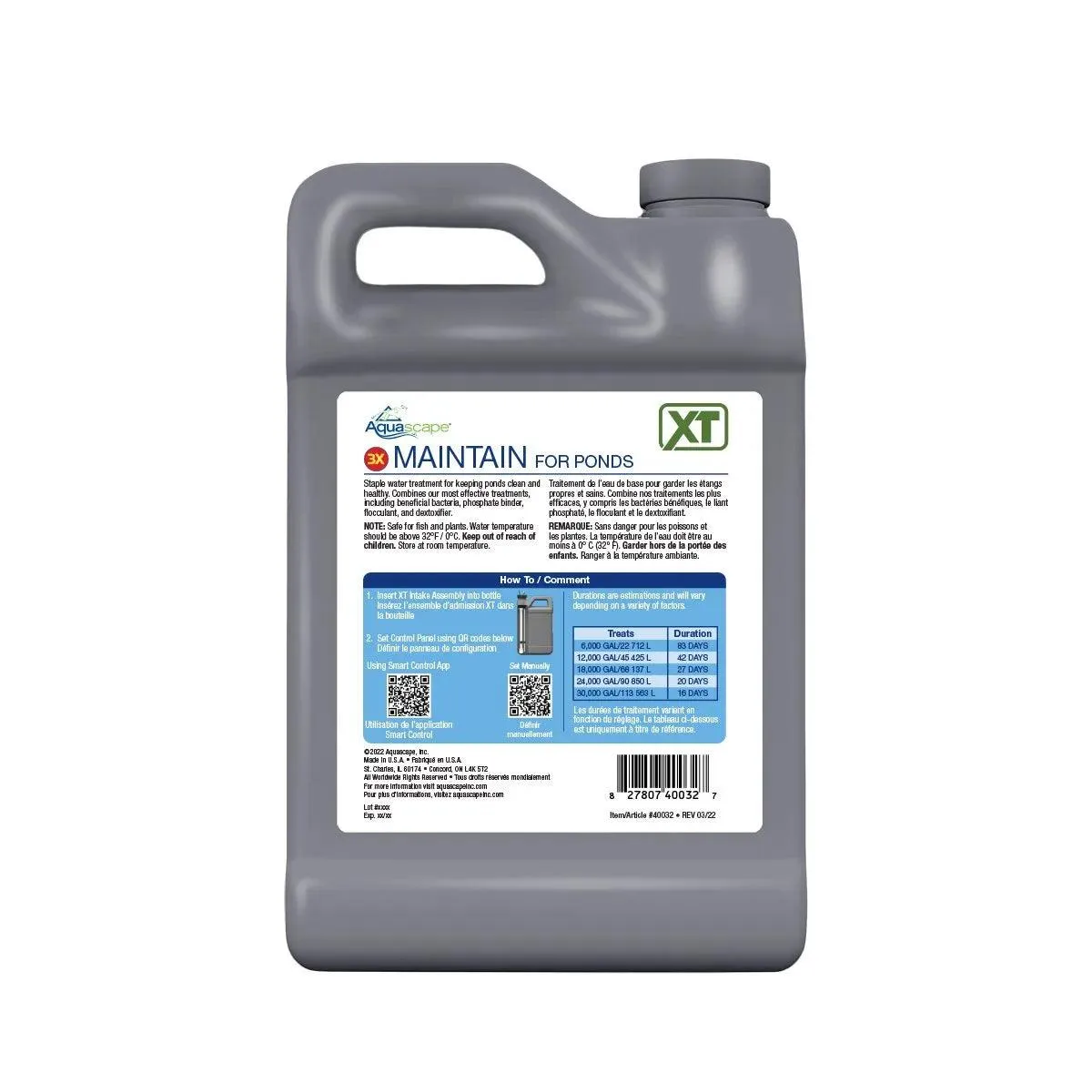 Maintain for Ponds XT