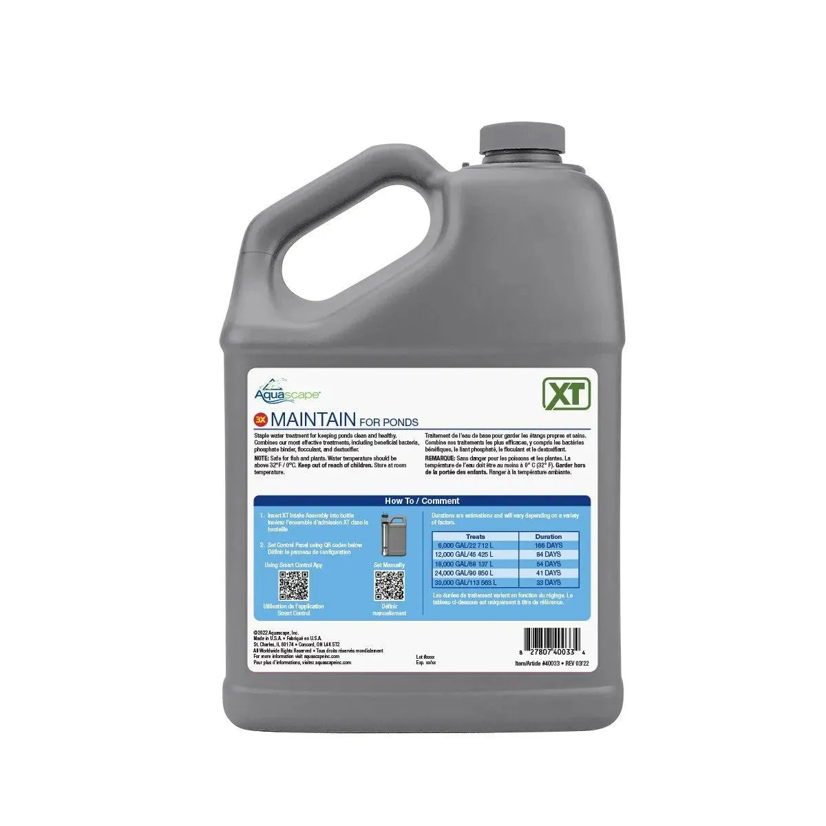 Maintain for Ponds XT