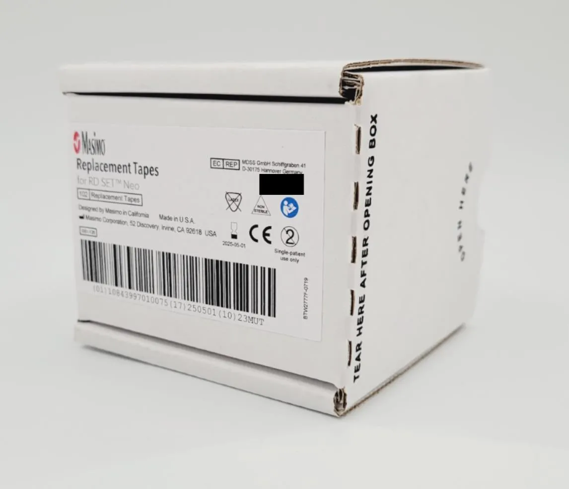 Masimo 4047 Replacement Tape for RD SET Neo EXP 05-2025 NEW 102/Box