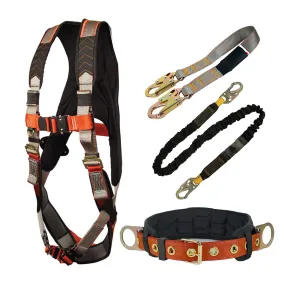 Maximus Fall Safety Harness with Body Belt Combo Kit / C-H-TB205AP-MAX-COMBO-C