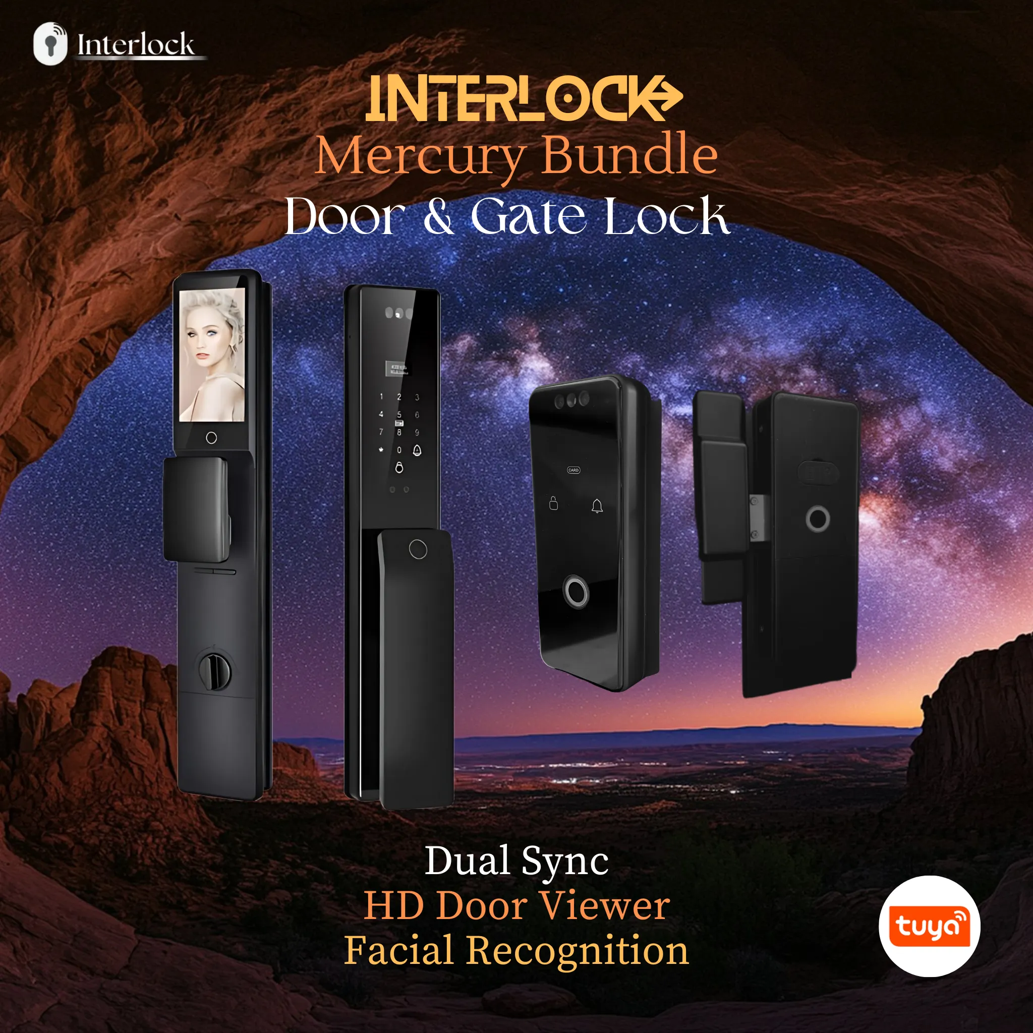 Mercury Door & Gate Lock Bundle