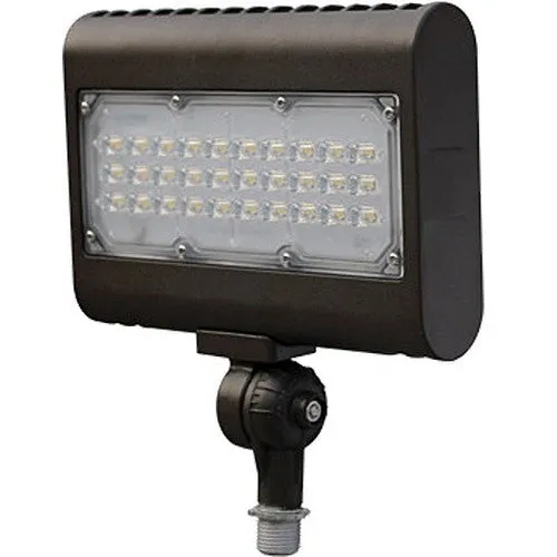 Morris Products 71557 50W FlatPanel LED FloodLight Knuckl 5000K Bz