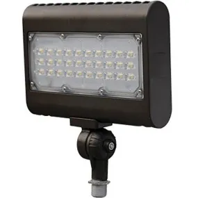 Morris Products 71557 50W FlatPanel LED FloodLight Knuckl 5000K Bz