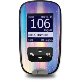 Northern Lights Sticker for the Accu-Chek Guide Glucometer