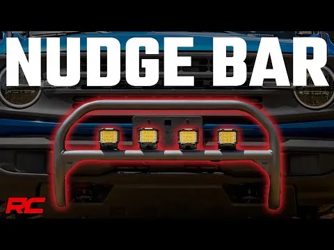 Nudge Bar - 20 Inch BLK DRL Single Row LED - Ford Bronco 4WD (21-23)