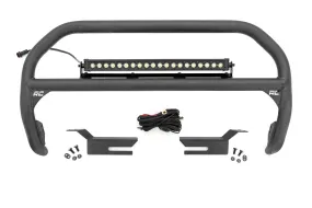 Nudge Bar - 20 Inch BLK DRL Single Row LED - Ford Bronco 4WD (21-23)