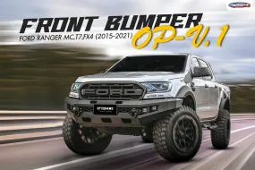 OPTION4WD - V.1 FRONT WINCH BAR - FORD RANGER & EVEREST (2015-2022) kit