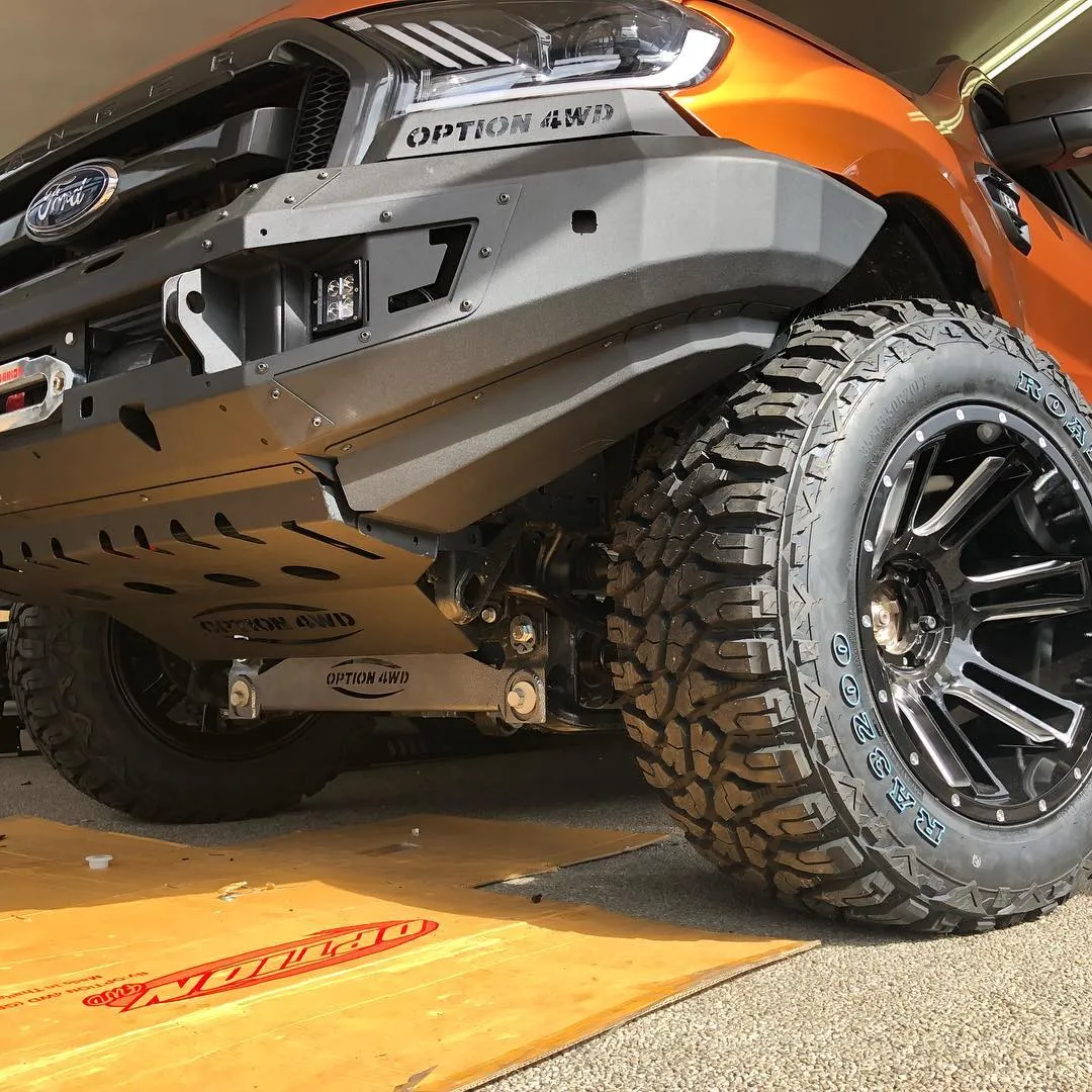 OPTION4WD - V.1 FRONT WINCH BAR - FORD RANGER & EVEREST (2015-2022) kit