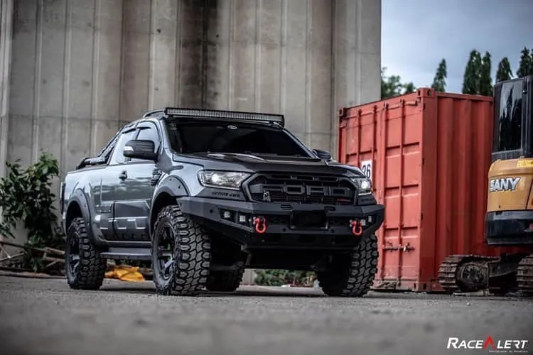 OPTION4WD - V.1 FRONT WINCH BAR - FORD RANGER & EVEREST (2015-2022) kit
