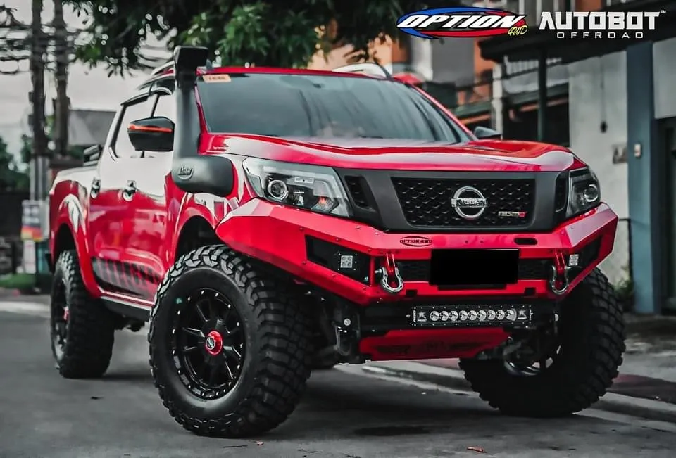 OPTION4WD - V.1 FRONT WINCH BAR - NISSAN NAVARA (2015-2019 )