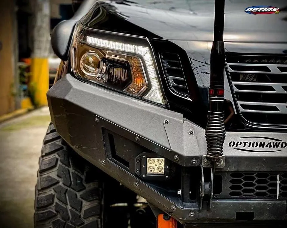 OPTION4WD - V.1 FRONT WINCH BAR - NISSAN NAVARA (2015-2019 )