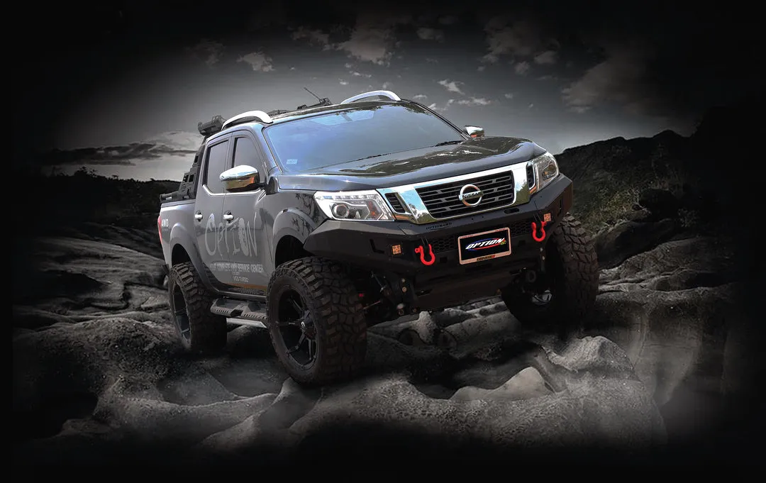 OPTION4WD - V.1 FRONT WINCH BAR - NISSAN NAVARA (2015-2019 )