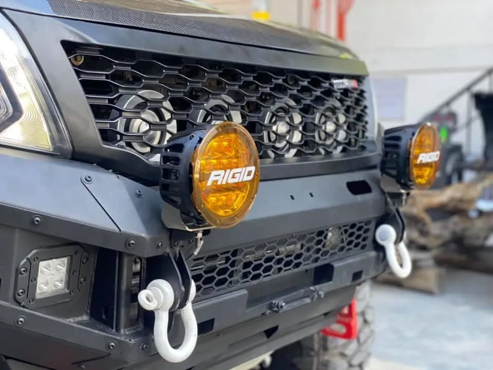 OPTION4WD - V.1 FRONT WINCH BAR - NISSAN NAVARA (2015-2019 )