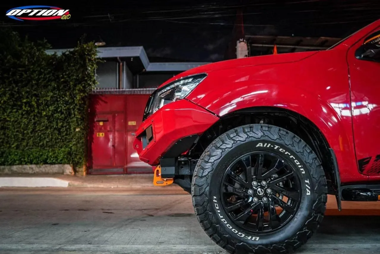 OPTION4WD - V.1 FRONT WINCH BAR - NISSAN NAVARA (2015-2019 )