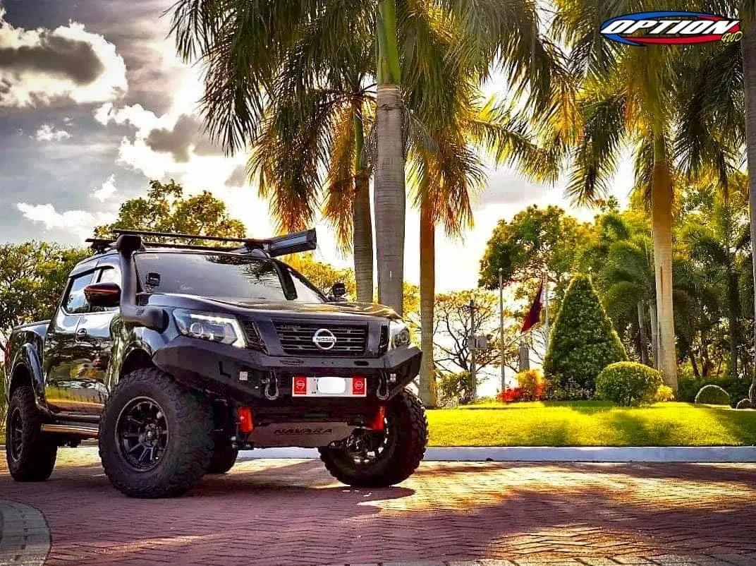 OPTION4WD - V.1 FRONT WINCH BAR - NISSAN NAVARA (2015-2019 )