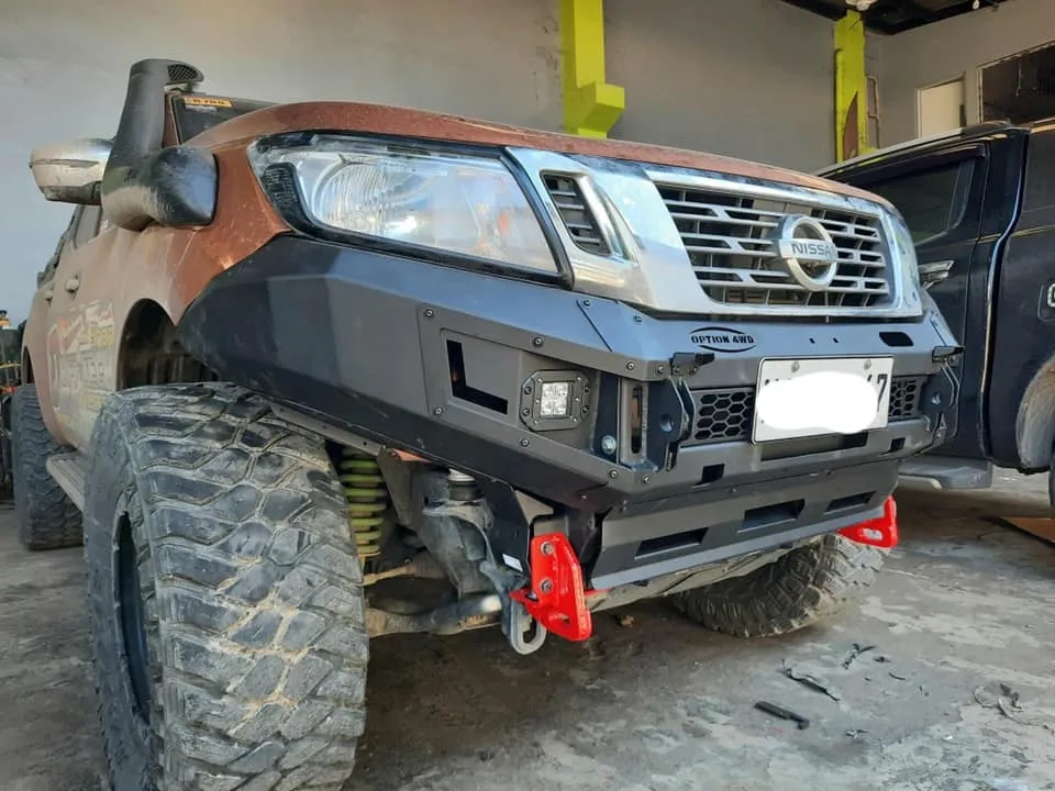 OPTION4WD - V.1 FRONT WINCH BAR - NISSAN NAVARA (2015-2019 )