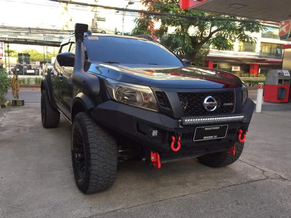 OPTION4WD - V.1 FRONT WINCH BAR - NISSAN NAVARA (2015-2019 )