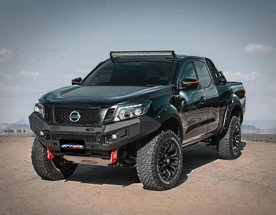 OPTION4WD - V.1 FRONT WINCH BAR - NISSAN NAVARA (2015-2019 )