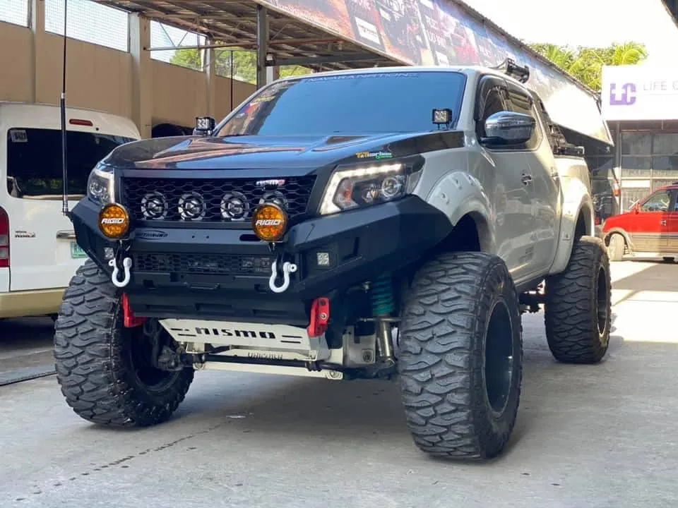 OPTION4WD - V.1 FRONT WINCH BAR - NISSAN NAVARA (2015-2019 )