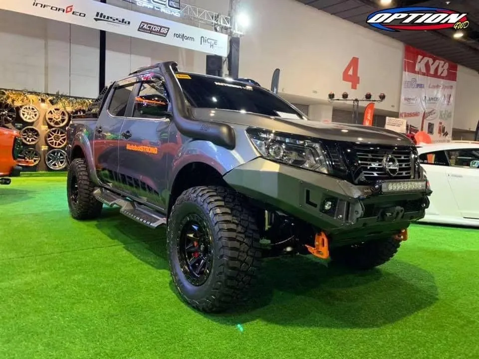 OPTION4WD - V.1 FRONT WINCH BAR - NISSAN NAVARA (2015-2019 )