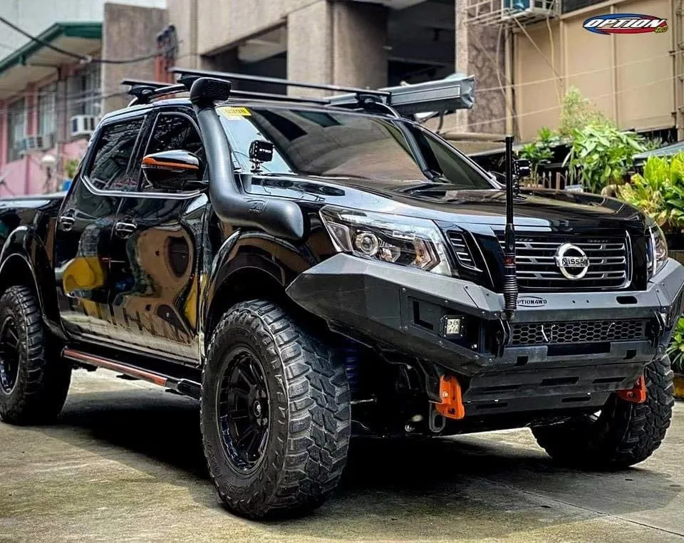 OPTION4WD - V.1 FRONT WINCH BAR - NISSAN NAVARA (2015-2019 )