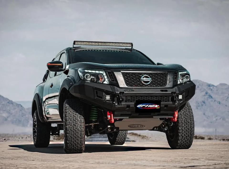 OPTION4WD - V.1 FRONT WINCH BAR - NISSAN NAVARA (2015-2019 )
