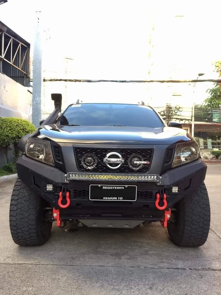 OPTION4WD - V.1 FRONT WINCH BAR - NISSAN NAVARA (2015-2019 )