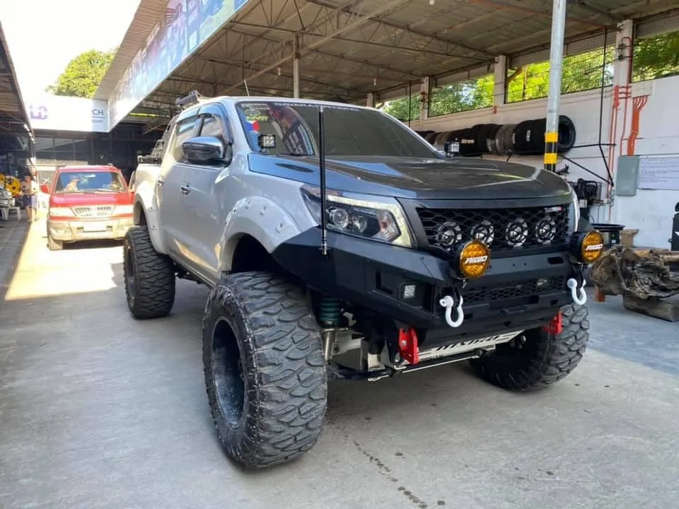 OPTION4WD - V.1 FRONT WINCH BAR - NISSAN NAVARA (2015-2019 )