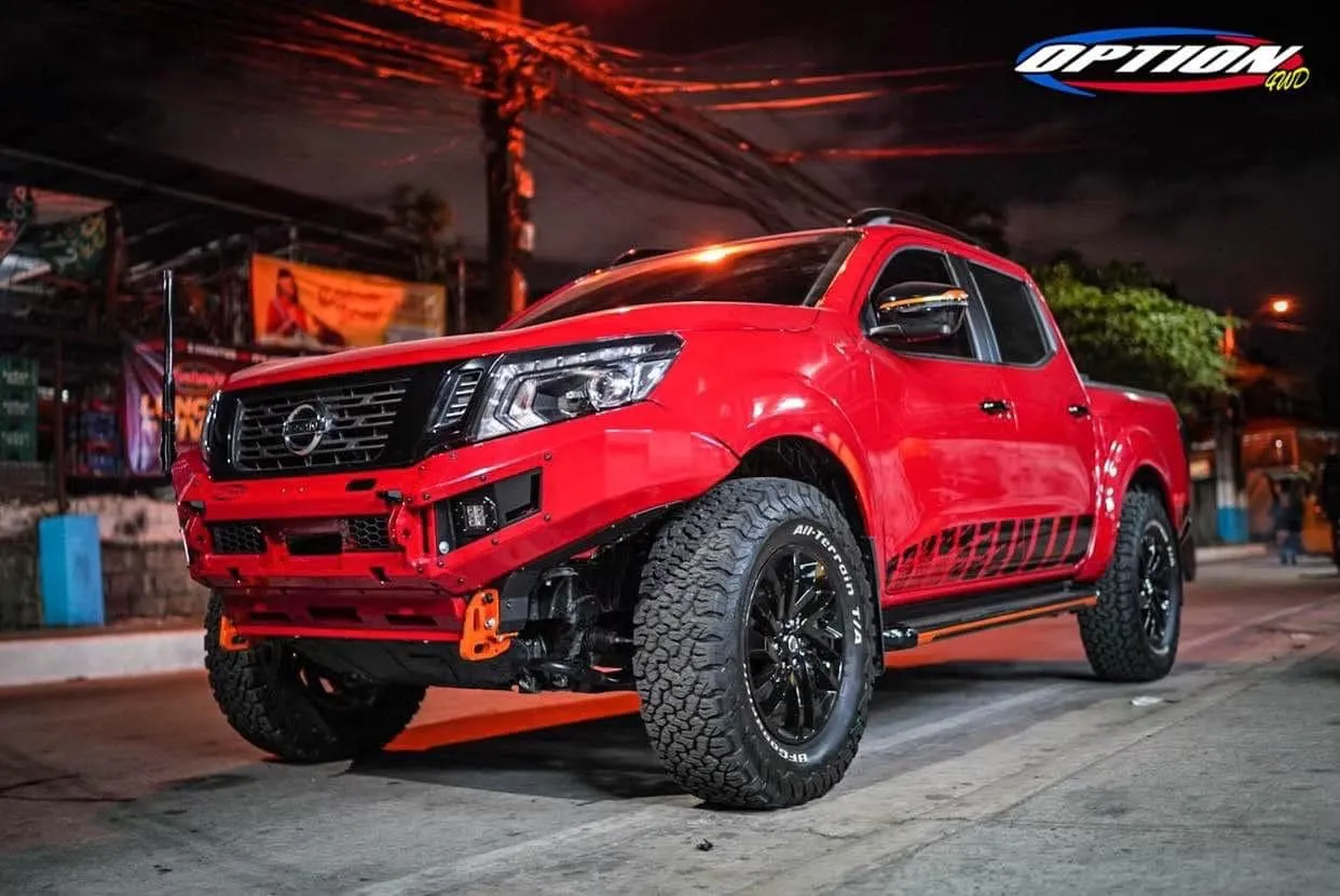 OPTION4WD - V.1 FRONT WINCH BAR - NISSAN NAVARA (2015-2019 )