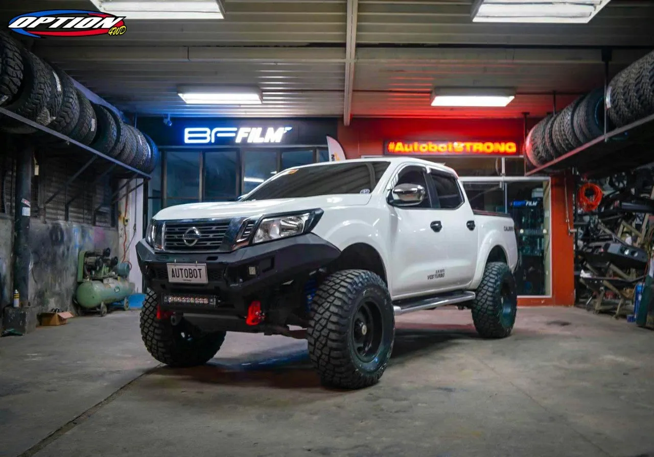 OPTION4WD - V.1 FRONT WINCH BAR - NISSAN NAVARA (2015-2019 )