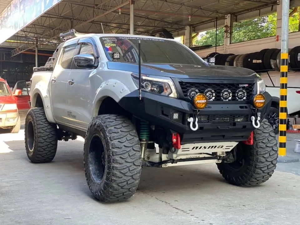 OPTION4WD - V.1 FRONT WINCH BAR - NISSAN NAVARA (2015-2019 )