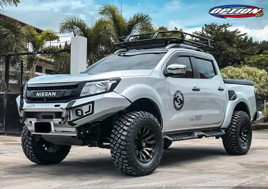 OPTION4WD - V.1 FRONT WINCH BAR - NISSAN NAVARA (2015-2019 )