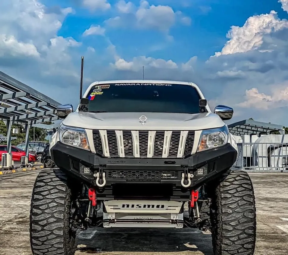 OPTION4WD - V.1 FRONT WINCH BAR - NISSAN NAVARA (2015-2019 )