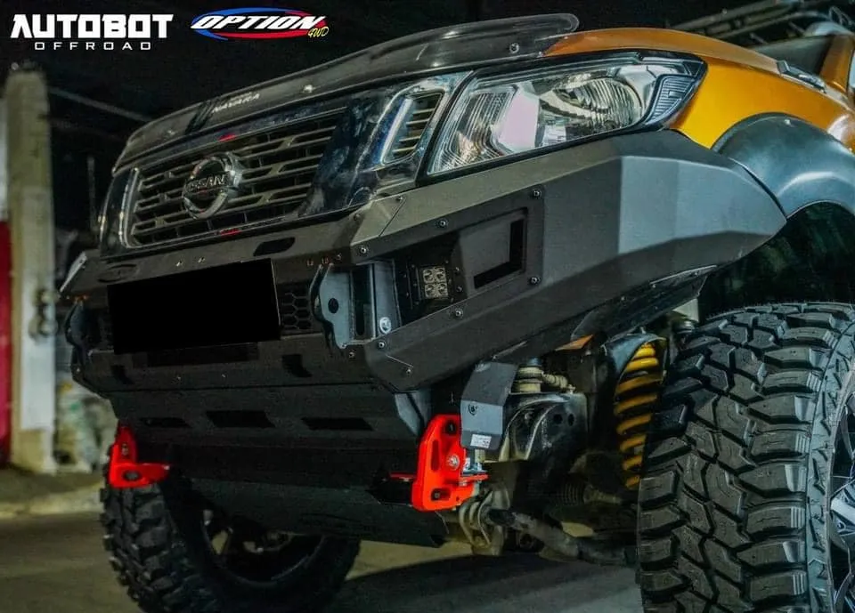 OPTION4WD - V.1 FRONT WINCH BAR - NISSAN NAVARA (2015-2019 )