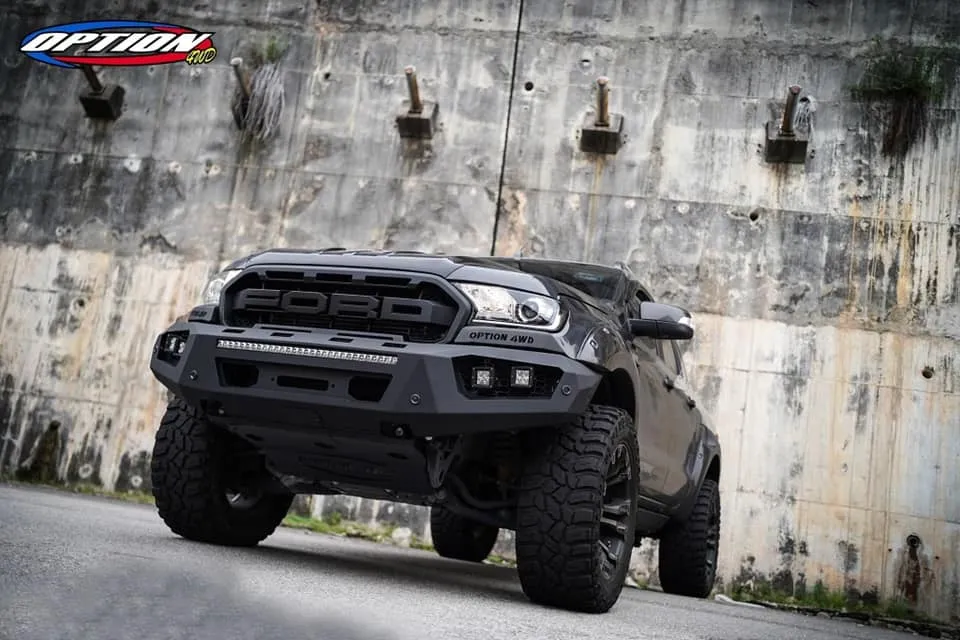 OPTION4WD - V.3 FRONT WINCH BAR - RANGER & EVEREST  (2015-2022)