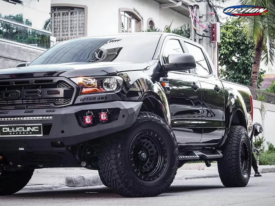OPTION4WD - V.3 FRONT WINCH BAR - RANGER & EVEREST  (2015-2022)