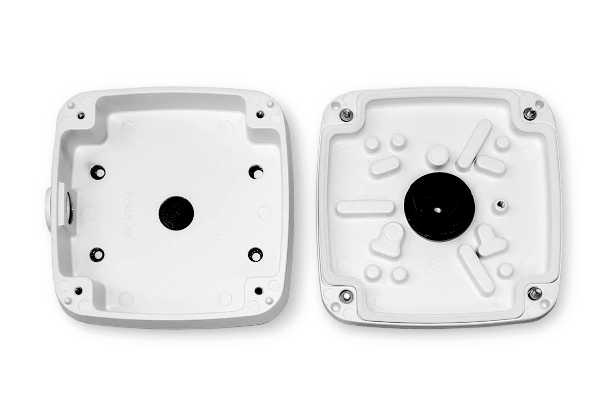 Outdoor Junction Box for 4 Screw Base Cameras (Gray)