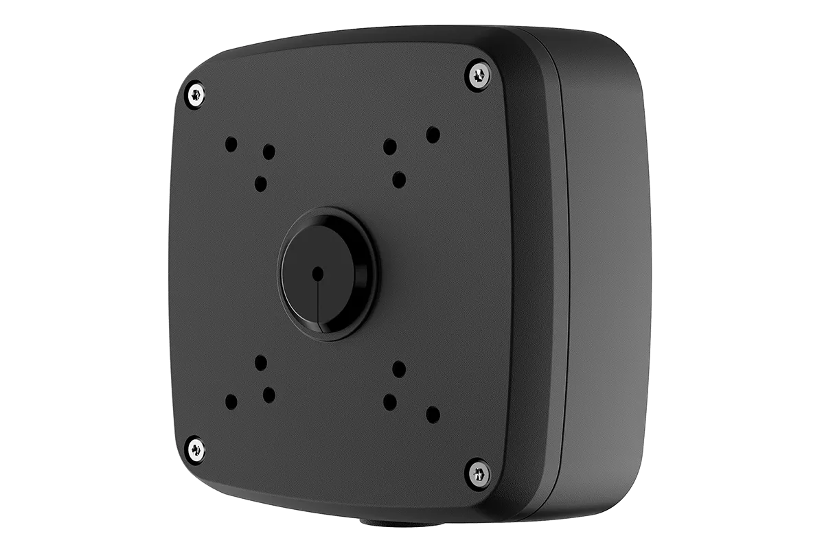 Outdoor Square Junction Box for 4 Screw Base Cameras (Metal) - Open Box