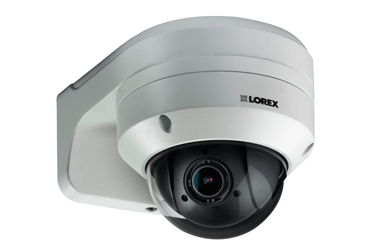 Pan-Tilt-Zoom Outoor Metal Camera, 4x Optical Zoom with 1080p HD Video & Color Night Vision (2-pack)