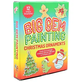 Peter Pauper Press Big Gem Painting Christmas Ornaments Kit