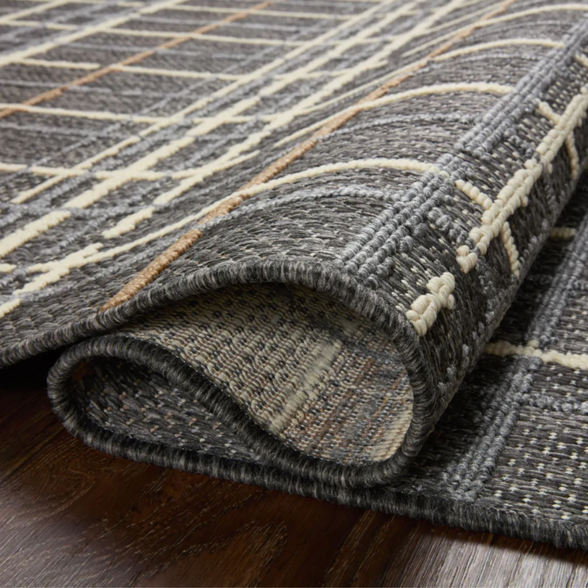 Rainier Indoor/Outdoor Rug | Charcoal/Multi
