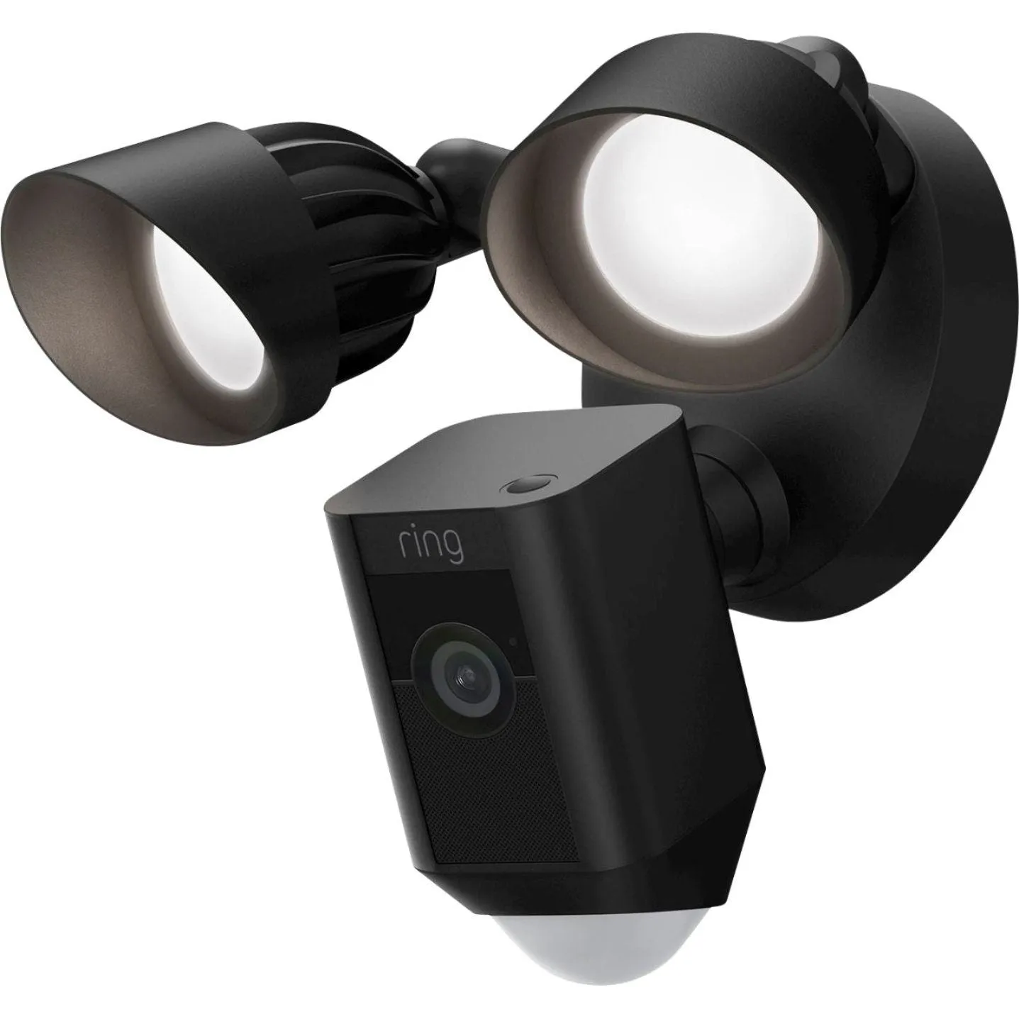 Ring - Floodlight Cam Plus Outdoor Wired 1080p Surveillance Camera