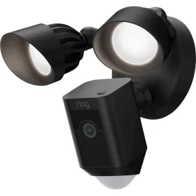 Ring - Floodlight Cam Plus Outdoor Wired 1080p Surveillance Camera