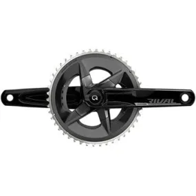Rival AXS Bicycle Crankset with Quarq Power Meter - 160mm, 12-Speed, 48/35t Yaw, 107 BCD, DUB Spindle Interface, D1