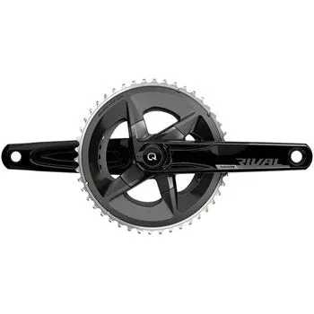 Rival AXS Bicycle Crankset with Quarq Power Meter - 160mm, 12-Speed, 48/35t Yaw, 107 BCD, DUB Spindle Interface, D1