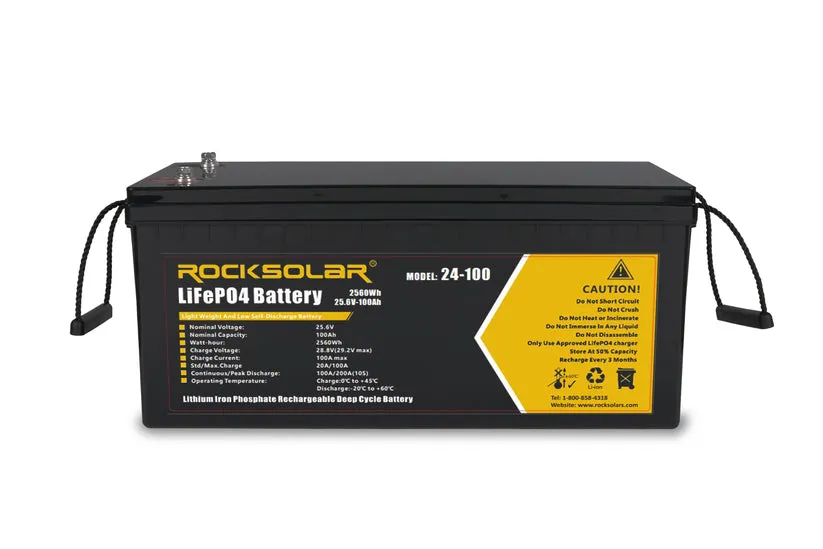 ROCKSOLAR 2000W 24V Off-Grid Solar System
