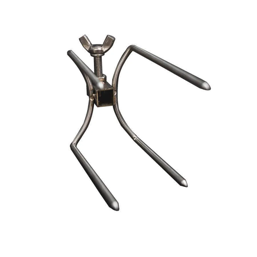 Rotisserie Prong Kit for Cooking 2 Chickens - 10mm Square - Flaming Coals